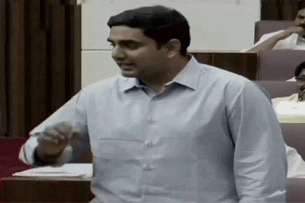 Nara Lokesh delivers his first speech in Andhra Pradesh Assembly