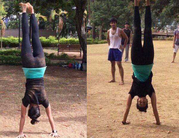 Pooja Hegde Handstand- Didn't Know That She Could Do That!