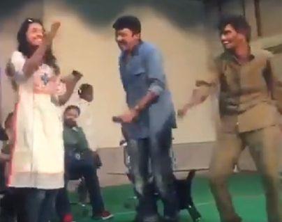 Rajasekhar Kills with His Signature Step with Daughter shivani