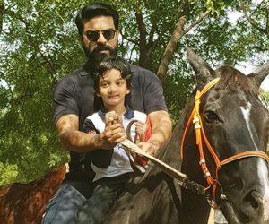 Ram Charan Horse Riding With Director Surender Reddy's Son