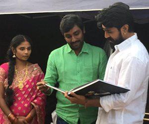 Ram Charan with Chiranjeevi Fan Akula Bhaskar
