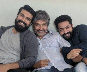 S. S. Rajamouli with Jr NTR Ram Charan Photos Goes Viral