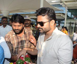 Sai Dharam Tej Jawaan Movie Team in Vijayawada