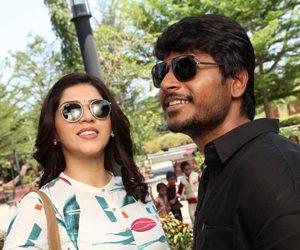Sundeep Kishan, Mehreen Kaur - C o Surya Working Stills