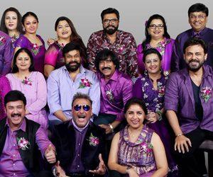Superstars at 1980's Reunion Event - Chiranjeevi, Venkatesh