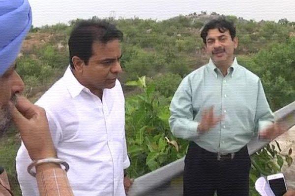 Telangana IT Secretary jayesh ranjan satire on KTR
