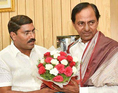 alampur mla sampath kumar joining trs