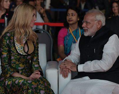 Channel Leaks Visuals of Narendra Modi and Ivanka Trump Dining