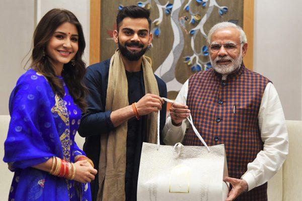 Anushka Sharma, Virat Kohli - Narendra Modi