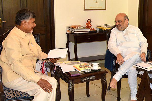 Complaints About Chandrababu Naidu to Amit Shah?