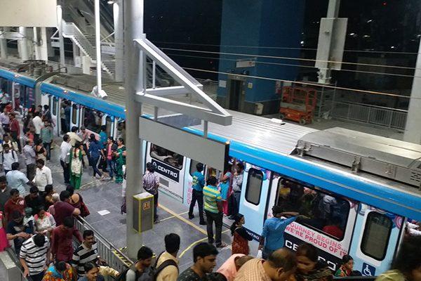 passengers decreases hyderabad metro