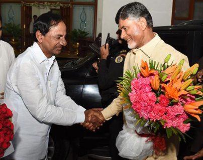 KCR -Chandrababu Naidu