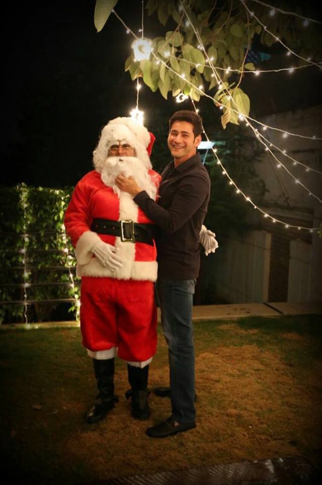 Mahesh Babu santa claus
