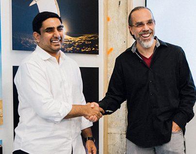 Lokesh Signs Google X for Development Center in Vizag