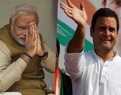 Narendra Modi - Rahul Gandhi - BJP-Congress- Gujarat Polls
