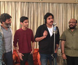 Pawan Kalyan Singing for Agnyaathavaasi