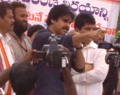 Pawan KAlyan addressing DCI(Dredging corporation of India)