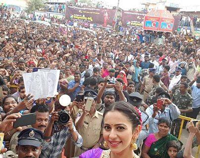 Rakul Preet Singh south india shopping mall