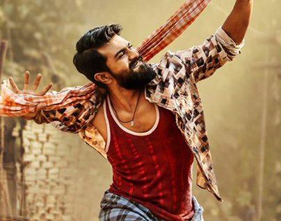 Rangasthalam First Look - Ram Charan as Chitti Babu Stamps Authority On Debut