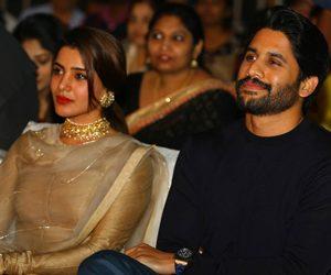 Samantha, Naga Chaitanya at HELLO Movie Pre-Release Event Photos