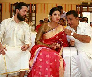 Shruti Haasan and Kamal Haasan Latest Stills