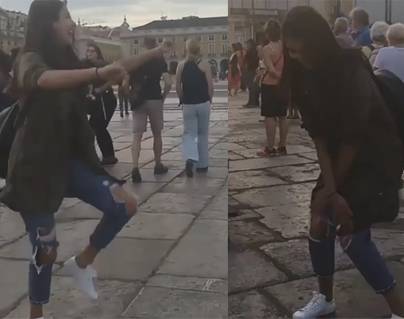 Anushka Sharma Street Dance with a Stranger