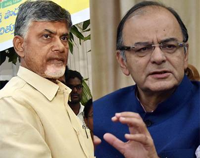 Arun Jaitley - Chandrababu Naidu