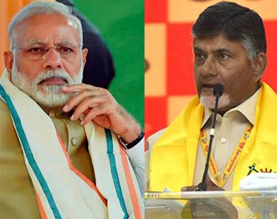 Chandrababu Naidu TDP - Narendra Modi BJP