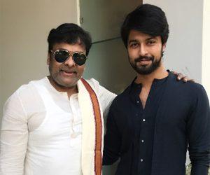 Chiranjeevi in Traditional Attire with His Son-In-Law Kalyan