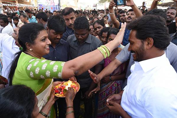 Social media trolls MLA Roja for Jagan ED attachements