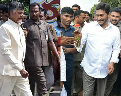 YS Jagan and Chandrababu Naidu