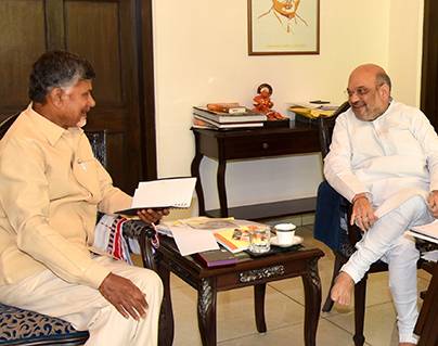 Amit Shah - Chandrababu Naidu
