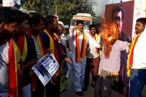And-Then-Political-Life-Begins.--Men-Burn-Rajinikanth-Effigy