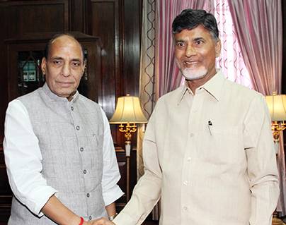 Chandrababu-Naidu - Rajnath Singh