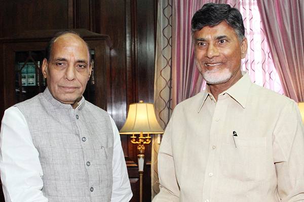 Chandrababu-Naidu - Rajnath Singh