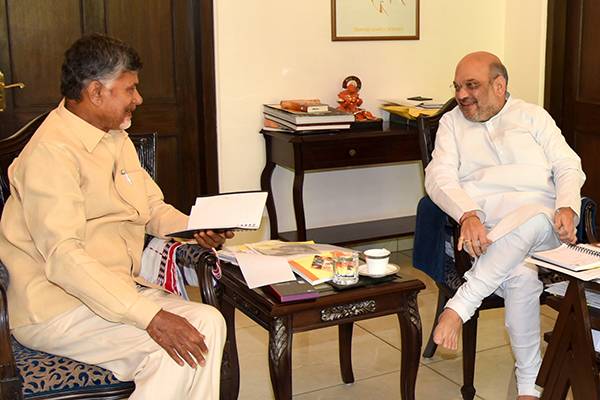 Amit Shah - Chandrababu Naidu