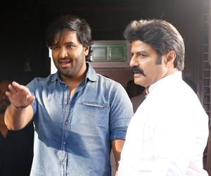 Gayatri-Movie-Working-Stills---Shriya-Saran,-Mohan-babu