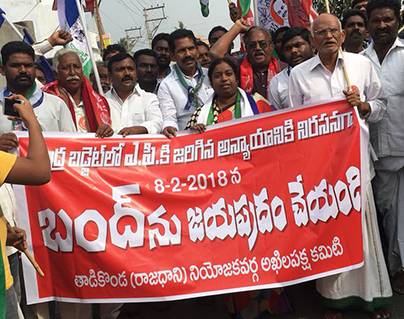 Government's Indirect Support, Andhra Pradesh Bandh Success