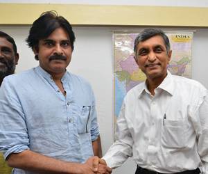 'Jana-Sena'-Pawan-Kalyan-Meets-Jaya-Prakash-Narayana-Photos