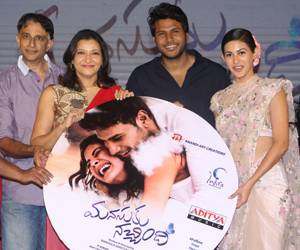 Manasuku-Nachindi-Audio-Launch-Stills---Sundeep-Kishan,-Amyra-Dastur