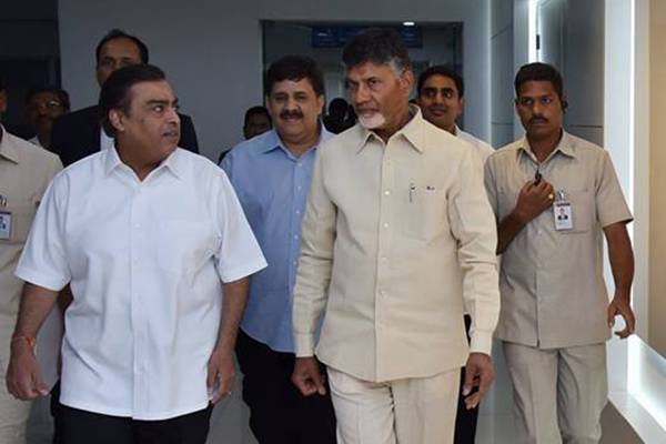 Mukesh Ambani -Chandrababu Naidu-