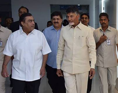 Mukesh Ambani -Chandrababu Naidu-