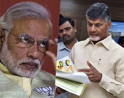 Narendra Modi - Chandrababu Naidu-