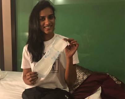 PV Sindhu - PadMan Challenge