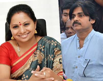 Kalvakuntla Kavitha - Pawan Kalyan