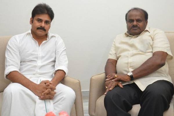 Pawan Kalyan - jds - kumaraswamy