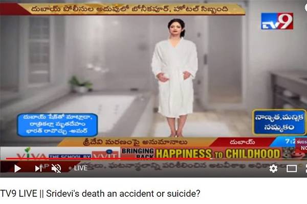 Popular teluguTV Channel Minted TRPs on Sridevi Death