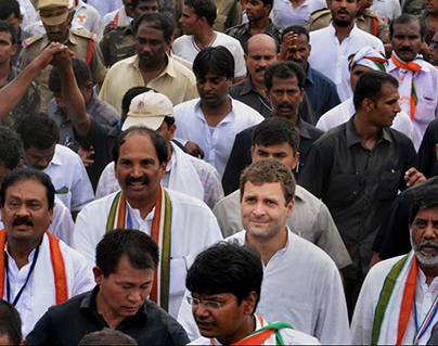 Rahul-Gandhi focus on telangana state