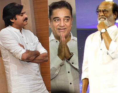 Rajinikanth - Pawan Kalyan - Kamal Haasan