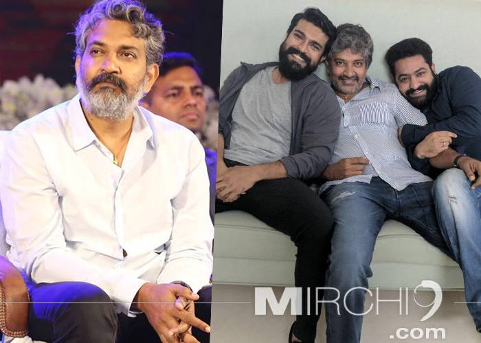 SS Rajamouli am Charan NTR